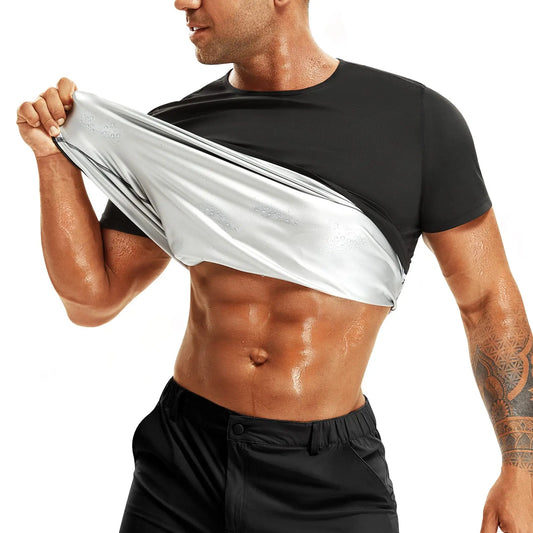 Men Waist Trainer Heat Trapping Shirt