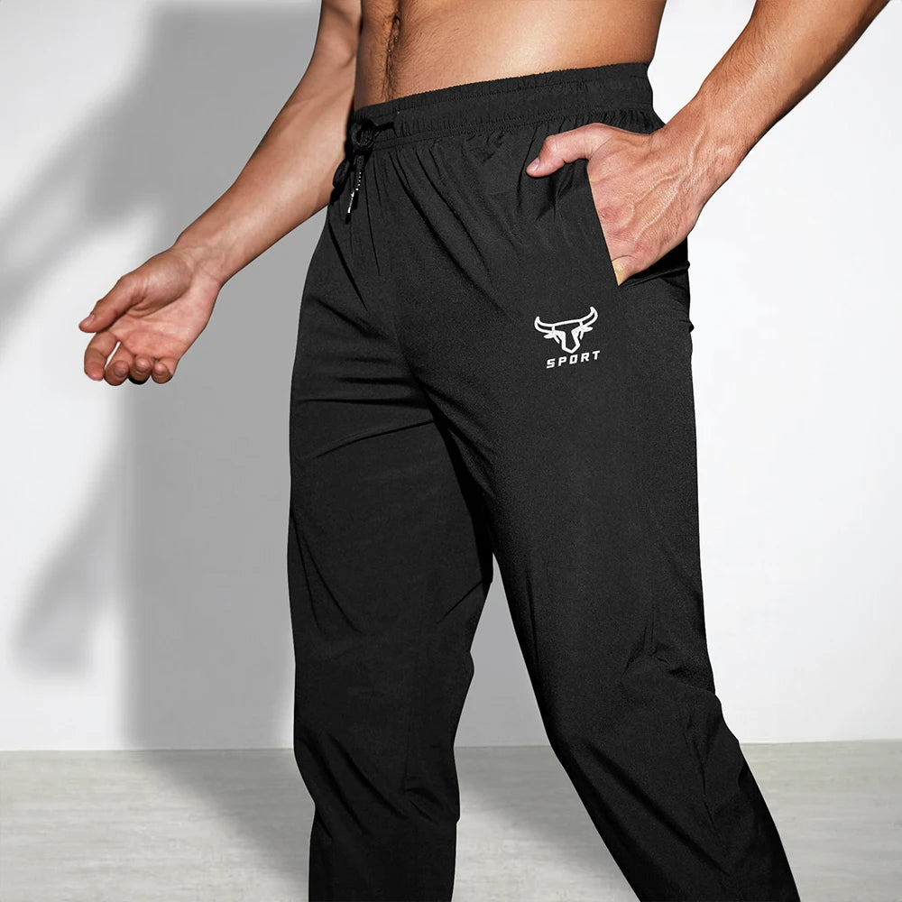 Men's Zipper Pocket Running Pants