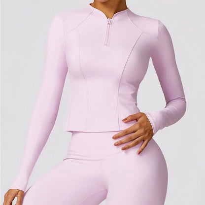 Women Long Sleeve Fitness Jacket